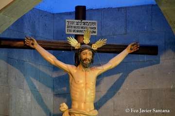 Caserones Bajo procesiona a sus patronos (Foto Francisco Javier Santana)
